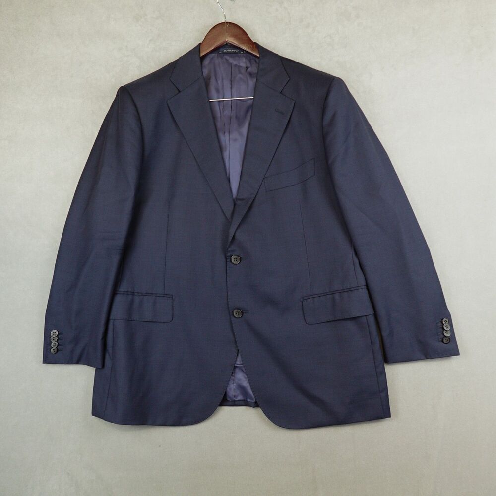 Suitsupply Lazio Blazer 44R Navy Vitale Barberis Canonico Super 110 Slim
